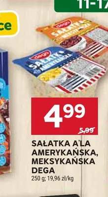 Sałatka a'la Amerykańska Dega promocja w Stokrotka