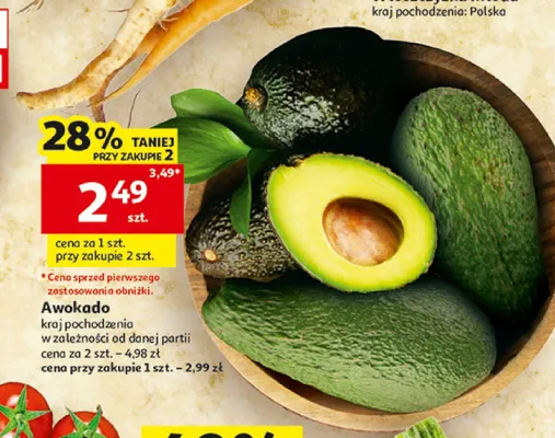 Awokado promocja w Auchan