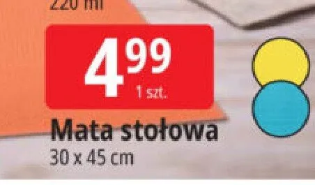 Mata stołowa promocja w Leclerc