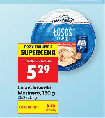 Łosoś kawałki Marinero promocja w Biedronka