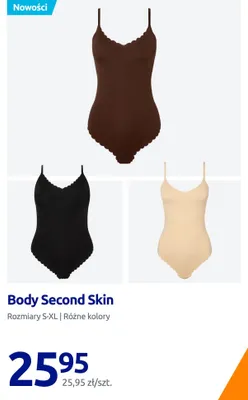 Body damskie Second Skin promocja w Action