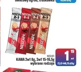 Kawa rozpuszczalna 3w1 Nescafé promocja w Tomi Markt
