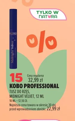 Tusz do rzęs Kobo Professional Midnight Velvet promocja w Drogerie Natura