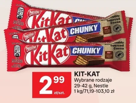 Kit-kat chunky promocja w Chorten