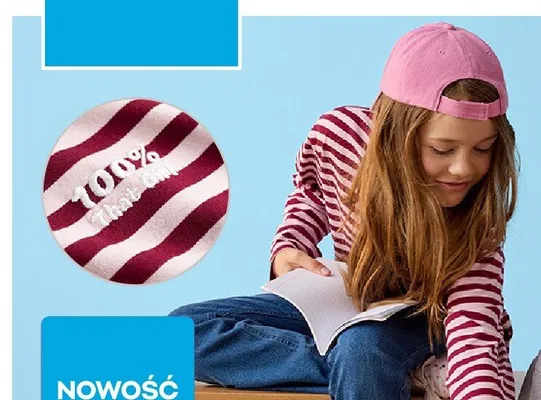 Koszulka dziewczęca 100% bawełny promocja w Pepco