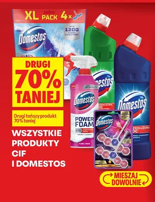 Produkty Cif i Domestos promocja w Biedronka