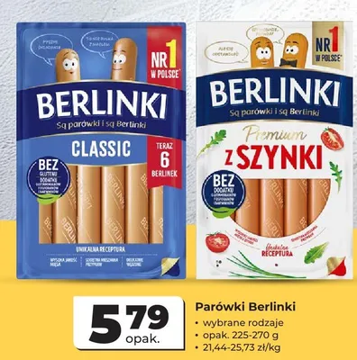 Parówki Berlinki Classic promocja w Odido