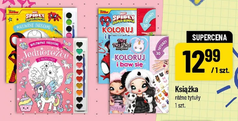 Książka Jednorożce Malowanie farbkami promocja w POLOmarket