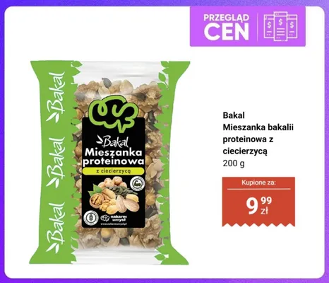 Mieszanka bakalii proteinowa z ciecierzycą Bakal promocja w Dino
