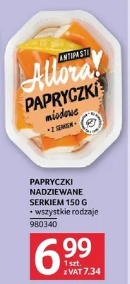Papryczki nadziewane serkiem miodowe wszystkie rodzaje promocja w Selgros