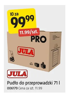 Pudło do przeprowadzki Jula Pro 71 l promocja w Jula