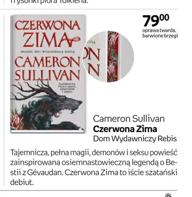 Książka Czerwona Zima Rebis promocja w Empik
