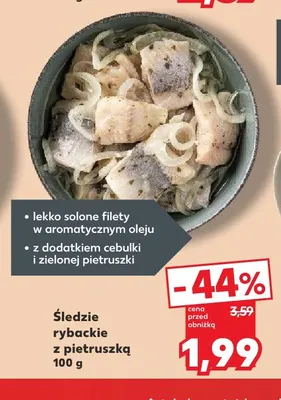 Śledzie rybackie z pietruszką promocja w Kaufland
