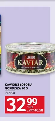 Kawior z łososia gorbusza Lemberg promocja w Selgros