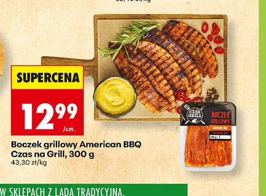 Boczek grillowy American BBQ Czas na Grill promocja w Biedronka