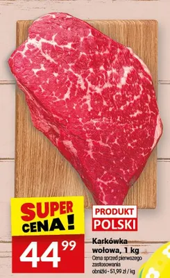 Karkówka wołowa promocja w Twój Market