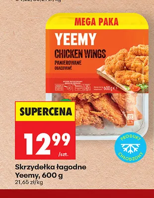 Skrzydełka łagodne Yeemy promocja w Biedronka