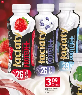 Jogurt pitny Protein+ truskawkowy Łaciate promocja w Selgros