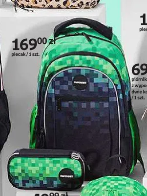Plecak Backup zielono-czarny promocja w Empik