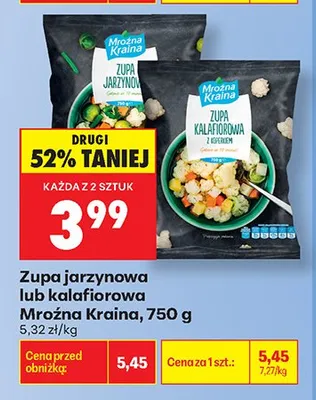 Zupa kalafiorowa Mroźna Kraina promocja w Biedronka