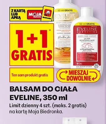 Balsam do ciała Eveline promocja w Biedronka