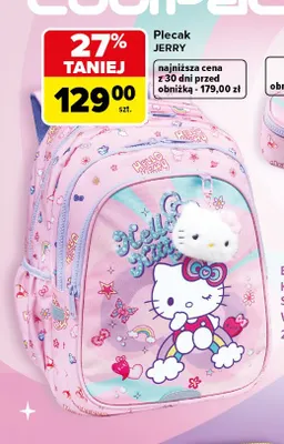 Plecak CoolPack Jerry Hello Kitty promocja w Carrefour