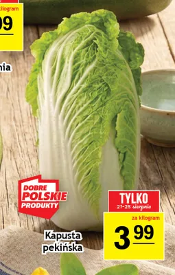 Kapusta pekińska polska promocja w Gram Market