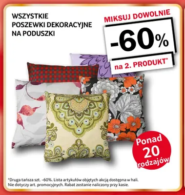 Poszewki dekoracyjne na poduszki promocja w Selgros