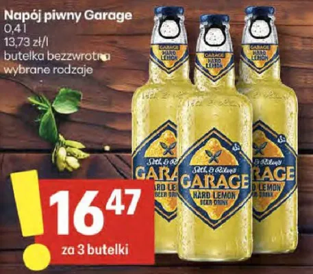 Napój piwny Garage Wild Lemon promocja w Delikatesy Centrum