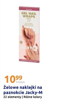 Żelowe naklejki na paznokcie 22 elementy promocja w Action