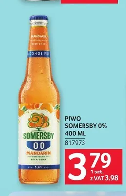 Piwo bezalkoholowe Somersby Mandarynka promocja w Selgros