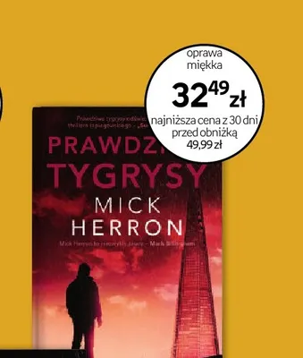 Książka Prawdziwe tygrysy Mick Herron promocja w Empik