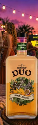 Likier Dalkowski Duo mango-marakuja promocja w Biedronka
