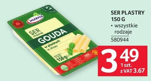Ser plastry Gouda promocja w Selgros
