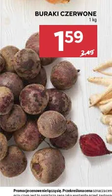 Buraki czerwone promocja w Stokrotka