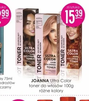 Toner do włosów Joanna Ultra Color promocja w Drogerie Jasmin