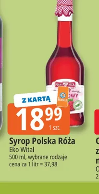 Syrop Polska Róża promocja w Leclerc