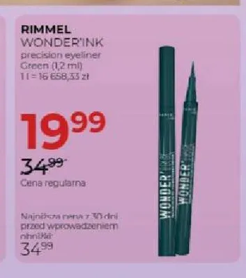 Precision eyeliner Rimmel Wonder'Ink promocja w Drogerie Jawa