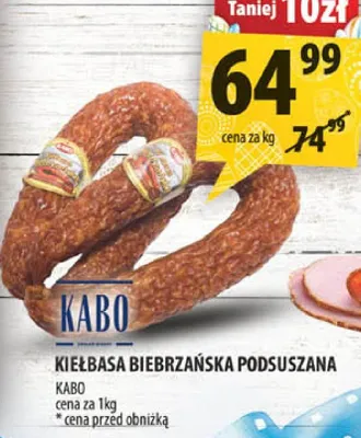 Kiełbasa biebrzańska podsuszana promocja w Arhelan