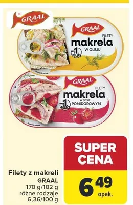 Filety śledziowe w sosie pomidorowym Pirat promocja w Carrefour