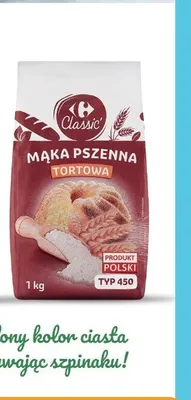 Mąka pszenna, tortowa 450 promocja w Carrefour