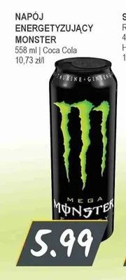 Napój energetyzujący Monster promocja w Słoneczko