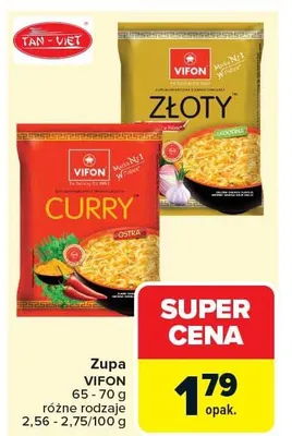 Zupa instant Curry promocja w Carrefour