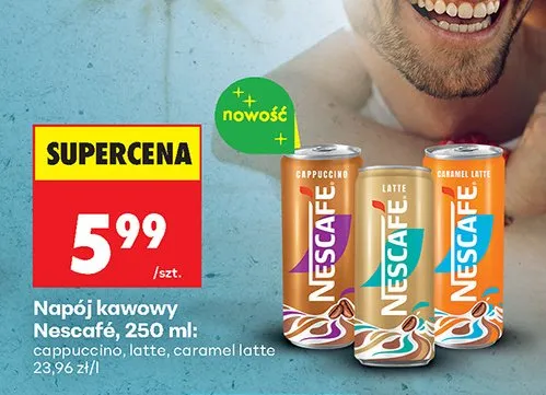 Napój kawowy Nescafé cappuccino promocja w Biedronka