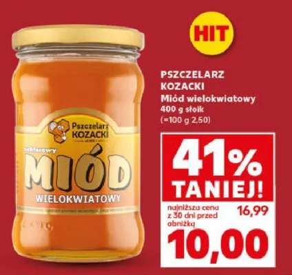 Miód wielokwiatowy promocja w Kaufland