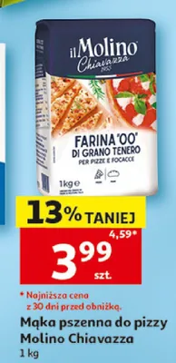 Mąka pszenna do pizzy Molino Chiavazza promocja w Auchan