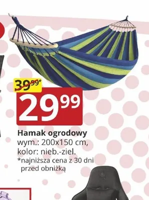 Hamak ogrodowy promocja w Prymus AGD
