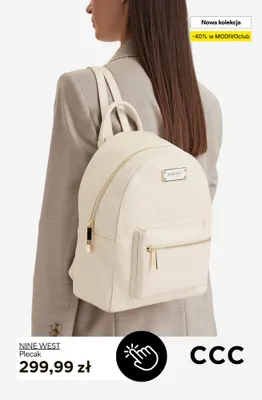 Plecak Nine West promocja w CCC