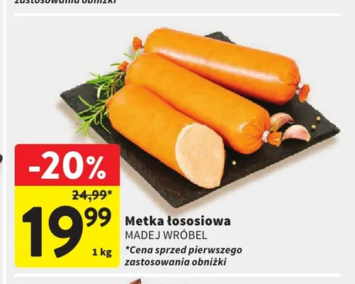 Metka łososiowa Madej Wróbel promocja w Intermarche