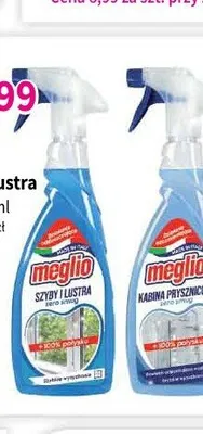 Spray do szyb i luster Meglio promocja w Drogerie Polskie